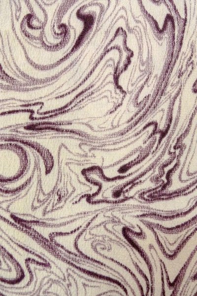 Photo6: O0805X Vintage Japanese kimono   White HAORI short jacket for women / Silk. Wood grain pattern   (Grade C) (6)