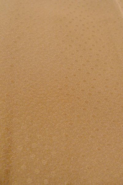 Photo7: O0806B Vintage Japanese kimono  Light Beige HAORI short jacket for women / Silk.    (Grade B) (7)