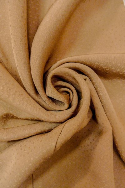 Photo9: O0806B Vintage Japanese kimono  Light Beige HAORI short jacket for women / Silk.    (Grade B) (9)