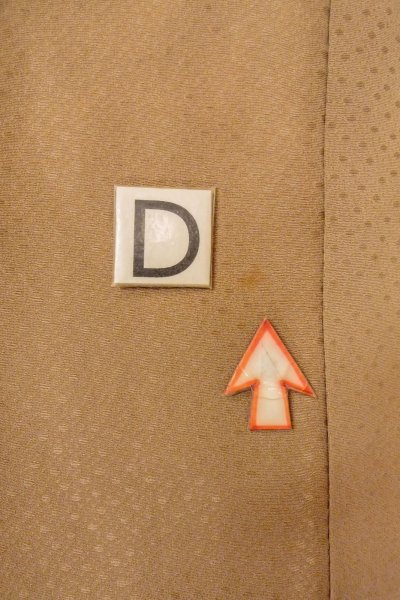 Photo14: O0806B Vintage Japanese kimono  Light Beige HAORI short jacket for women / Silk.    (Grade B) (14)