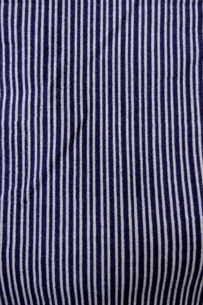 Photo6: O0826B Vintage Japanese kimono   Indigo Blue YUKATA summer(made in Japan) for men / Cotton. Stripes   (Grade C) (6)