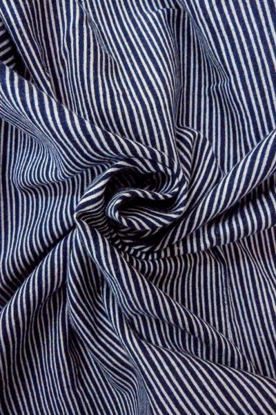 Photo12: O0826B Vintage Japanese kimono   Indigo Blue YUKATA summer(made in Japan) for men / Cotton. Stripes   (Grade C) (12)