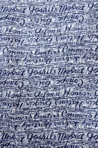 Photo5: O0826C Vintage Japanese kimono   Indigo Blue YUKATA summer(made in Japan) for men / Cotton.    (Grade C) (5)