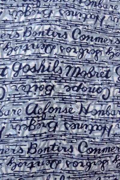 Photo6: O0826C Vintage Japanese kimono   Indigo Blue YUKATA summer(made in Japan) for men / Cotton.    (Grade C) (6)