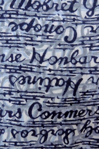 Photo7: O0826C Vintage Japanese kimono   Indigo Blue YUKATA summer(made in Japan) for men / Cotton.    (Grade C) (7)