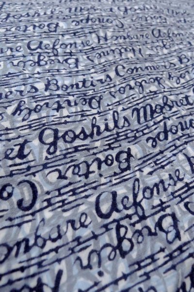 Photo10: O0826C Vintage Japanese kimono   Indigo Blue YUKATA summer(made in Japan) for men / Cotton.    (Grade C) (10)