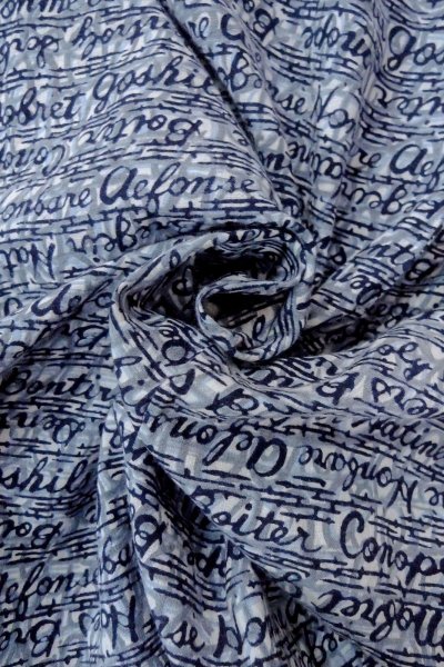 Photo12: O0826C Vintage Japanese kimono   Indigo Blue YUKATA summer(made in Japan) for men / Cotton.    (Grade C) (12)