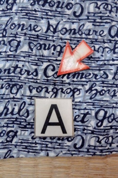 Photo14: O0826C Vintage Japanese kimono   Indigo Blue YUKATA summer(made in Japan) for men / Cotton.    (Grade C) (14)