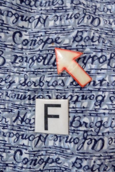 Photo19: O0826C Vintage Japanese kimono   Indigo Blue YUKATA summer(made in Japan) for men / Cotton.    (Grade C) (19)