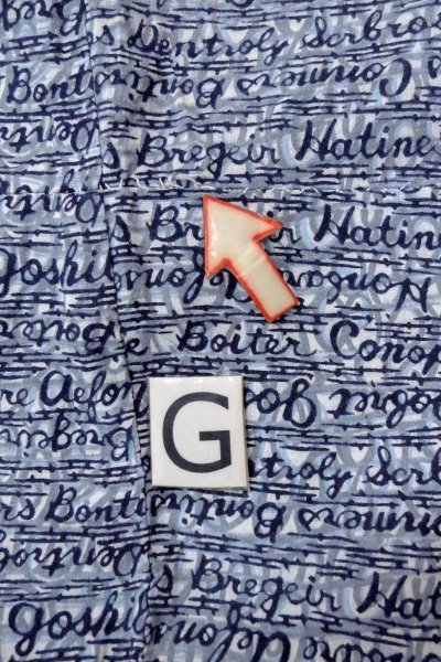 Photo20: O0826C Vintage Japanese kimono   Indigo Blue YUKATA summer(made in Japan) for men / Cotton.    (Grade C) (20)