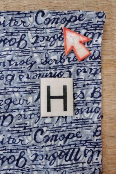 Photo21: O0826C Vintage Japanese kimono   Indigo Blue YUKATA summer(made in Japan) for men / Cotton.    (Grade C) (21)