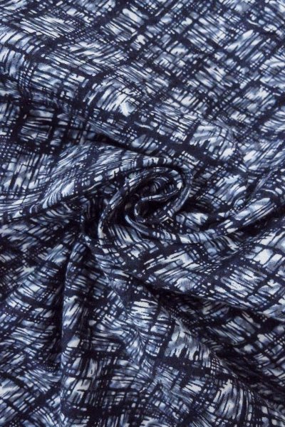 Photo12: O0826D Vintage Japanese kimono   Indigo Blue YUKATA summer(made in Japan) for men / Linen. Abstract pattern More damages.  (Grade D) (12)