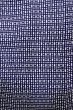 Photo5: O0826E Vintage Japanese kimono   Indigo Blue YUKATA summer(made in Japan) for men / Cotton. Abstract pattern   (Grade C) (5)