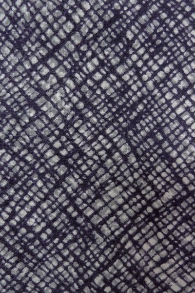 Photo7: O0826G Vintage Japanese kimono   Indigo Blue YUKATA summer(made in Japan) for women / Cotton. Plaid Checks,   (Grade D) (7)