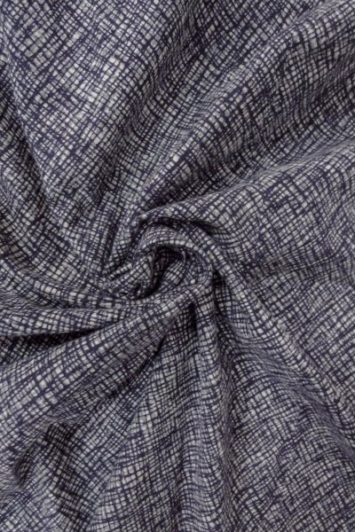 Photo11: O0826G Vintage Japanese kimono   Indigo Blue YUKATA summer(made in Japan) for women / Cotton. Plaid Checks,   (Grade D) (11)