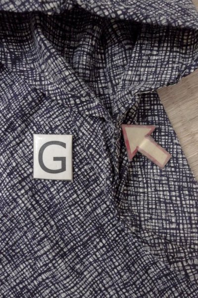 Photo20: O0826G Vintage Japanese kimono   Indigo Blue YUKATA summer(made in Japan) for women / Cotton. Plaid Checks,   (Grade D) (20)