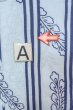 Photo14: O0826H Vintage Japanese kimono  Light Light Blue YUKATA summer(made in Japan) for women / Cotton. Japanese wisteria,   (Grade D) (14)