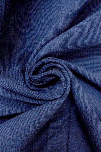 Photo11: O0826I Vintage Japanese kimono  Dark Indigo Blue YUKATA summer(made in Japan) for women / Cotton. Line   (Grade D) (11)