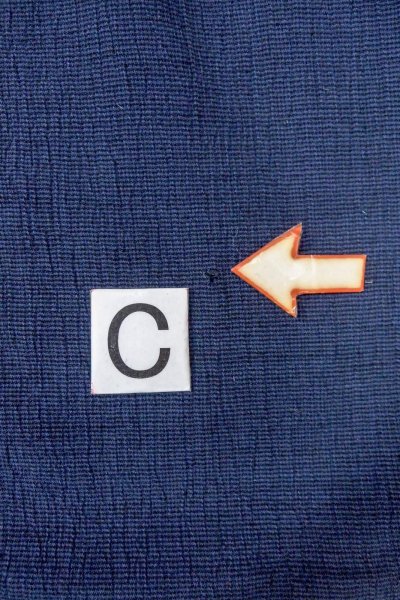 Photo16: O0826I Vintage Japanese kimono  Dark Indigo Blue YUKATA summer(made in Japan) for women / Cotton. Line   (Grade D) (16)