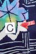 Photo16: O0826J Vintage Japanese kimono  Dark Indigo Blue Pour Dyed Yukata for women / Cotton. MOMIJI maple leaf,   (Grade C) (16)