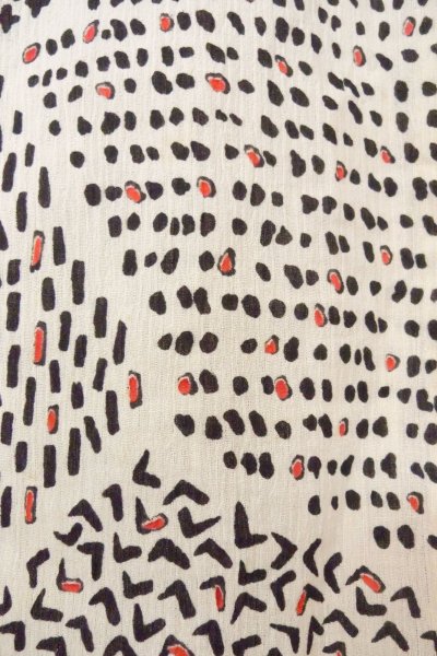 Photo6: O0826N Vintage Japanese kimono   Off White OJIYACHIJIMI for women / Linen. Flower,   (Grade C) (6)