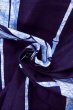 Photo11: O0826P Vintage Japanese kimono  Dark Indigo Blue YUKATA summer(made in Japan) for women / Cotton. Bamboo leaf,   (Grade B) (11)