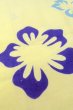 Photo10: O0826Q Vintage Japanese kimono  Pale Yellow YUKATA summer(made in Japan) for women / Cotton. Flower   (Grade B) (10)