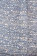 Photo4: O0826R Vintage Japanese kimono  Grayish Blue KOMON dyed for women / Silk. House,   (Grade C) (4)