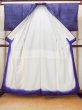Photo2: O0826S Vintage Japanese kimono   Indigo Blue KOMON dyed for women / Silk. Bamboo leaf,   (Grade B) (2)