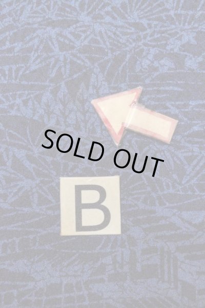 Photo15: O0826S Vintage Japanese kimono   Indigo Blue KOMON dyed for women / Silk. Bamboo leaf,   (Grade B) (15)