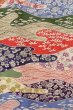 Photo4: O0826U Vintage Japanese kimono   Multi Color KOMON dyed for women / Silk. Chrysanthemum,   (Grade B) (4)