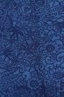 Photo6: O0826X Vintage Japanese kimono   Indigo Blue KOMON dyed for women / Silk. MOMIJI maple leaf,   (Grade B) (6)