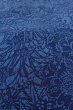 Photo10: O0826X Vintage Japanese kimono   Indigo Blue KOMON dyed for women / Silk. MOMIJI maple leaf,   (Grade B) (10)