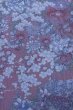 Photo6: Mint O0826Z Vintage Japanese kimono  Grayish Purple KOMON dyed for women / Silk. Peony,   (Grade A) (6)