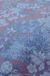 Photo9: Mint O0826Z Vintage Japanese kimono  Grayish Purple KOMON dyed for women / Silk. Peony,   (Grade A) (9)