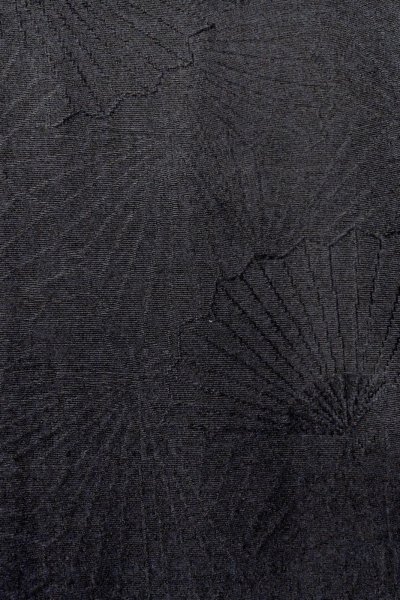 Photo7: Mint O0902C Vintage Japanese kimono   Black HAORI short jacket for women / Silk.    (Grade A) (7)