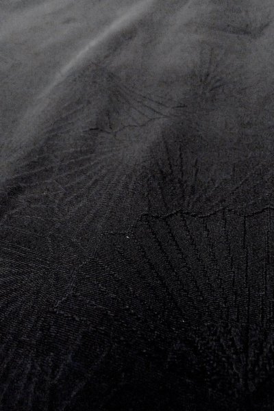 Photo11: Mint O0902C Vintage Japanese kimono   Black HAORI short jacket for women / Silk.    (Grade A) (11)