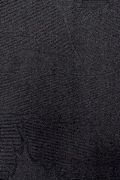 Photo6: O0902G Vintage Japanese kimono   Black HAORI short jacket for women / Silk.    (Grade B) (6)