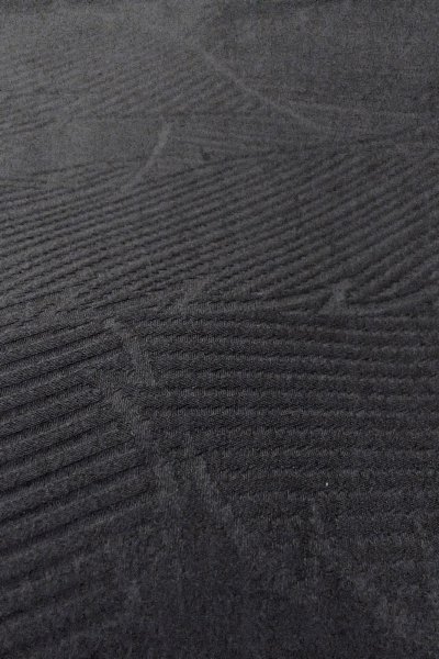 Photo11: O0902G Vintage Japanese kimono   Black HAORI short jacket for women / Silk.    (Grade B) (11)