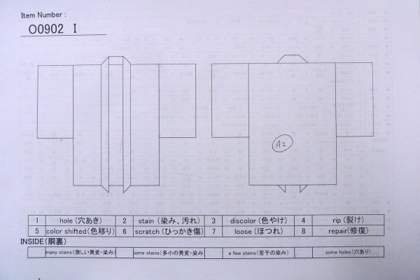 Photo14: O0902I Vintage Japanese kimono   Black HAORI short jacket for women / Silk.    (Grade B) (14)