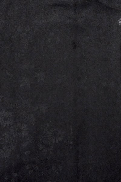 Photo4: Mint O0902K Vintage Japanese kimono   Black HAORI short jacket for women / Silk.    (Grade A) (4)