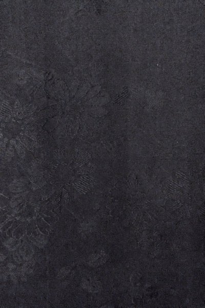 Photo6: Mint O0902K Vintage Japanese kimono   Black HAORI short jacket for women / Silk.    (Grade A) (6)