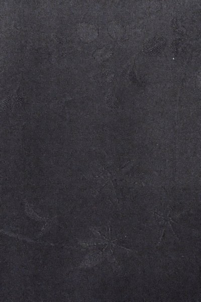 Photo7: Mint O0902K Vintage Japanese kimono   Black HAORI short jacket for women / Silk.    (Grade A) (7)