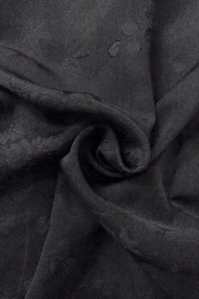 Photo12: Mint O0902K Vintage Japanese kimono   Black HAORI short jacket for women / Silk.    (Grade A) (12)