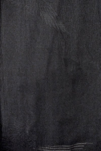 Photo5: O0902M Vintage Japanese kimono   Black HAORI short jacket for women / Silk. Line   (Grade B) (5)