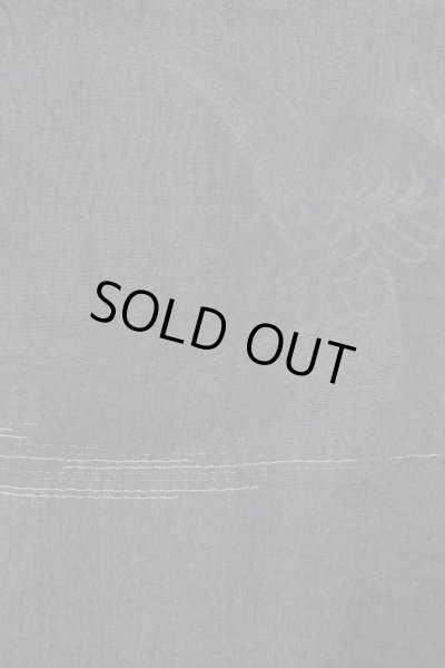 Photo8: O0902M Vintage Japanese kimono   Black HAORI short jacket for women / Silk. Line   (Grade B) (8)