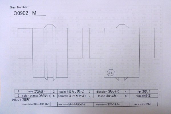 Photo14: O0902M Vintage Japanese kimono   Black HAORI short jacket for women / Silk. Line   (Grade B) (14)
