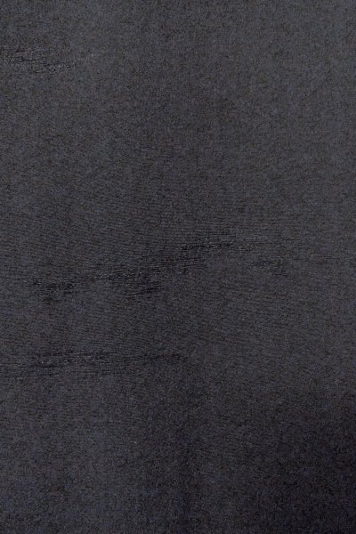 Photo6: O0902N Vintage Japanese kimono   Black HAORI short jacket for women / Silk. Abstract pattern   (Grade B) (6)