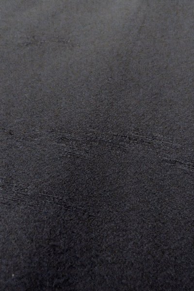 Photo8: O0902N Vintage Japanese kimono   Black HAORI short jacket for women / Silk. Abstract pattern   (Grade B) (8)