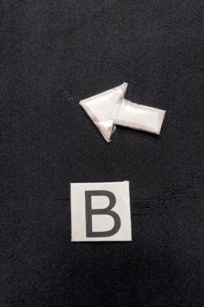 Photo15: O0902N Vintage Japanese kimono   Black HAORI short jacket for women / Silk. Abstract pattern   (Grade B) (15)